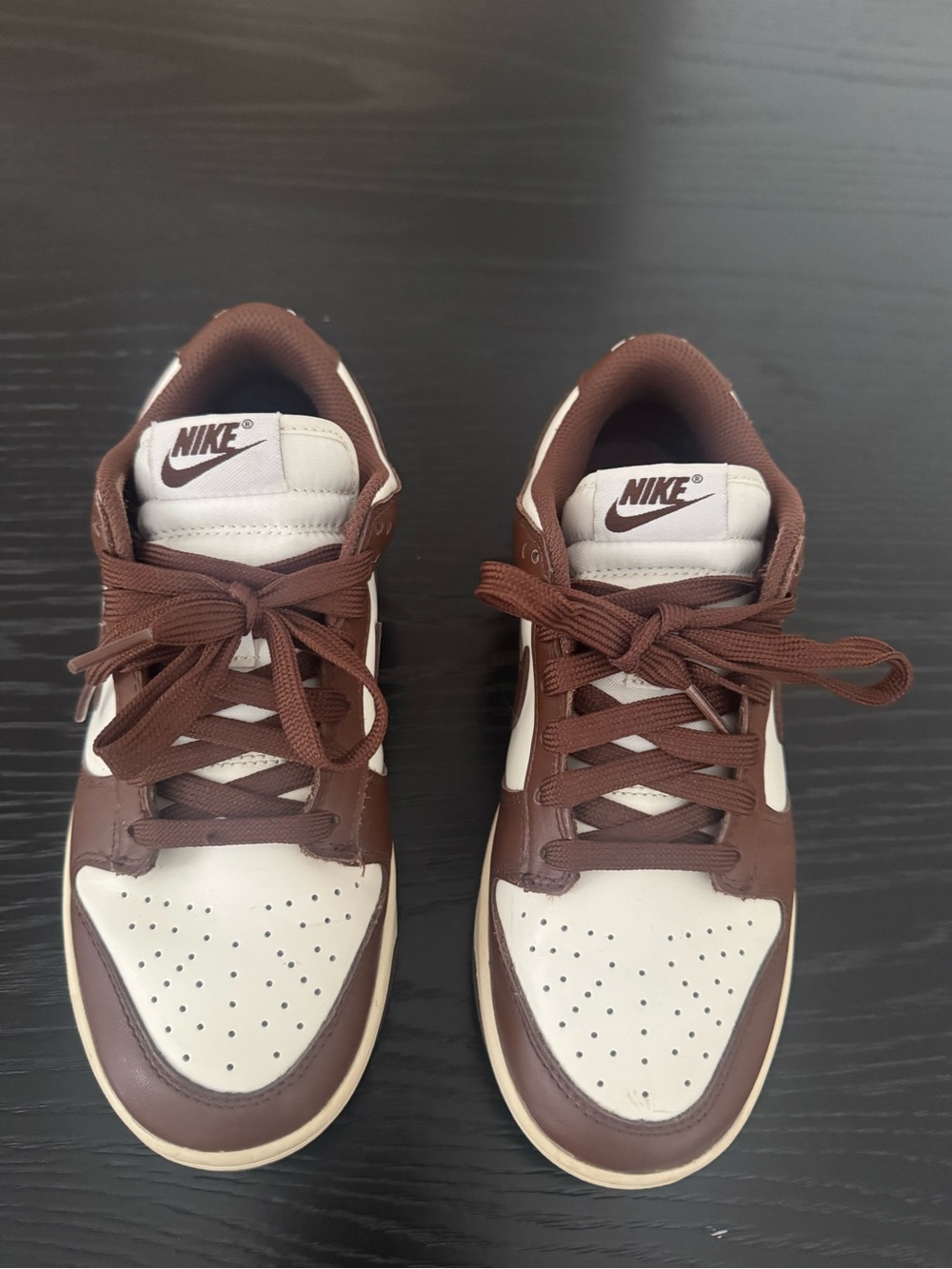 Nike Dunks  in Brown and Cream